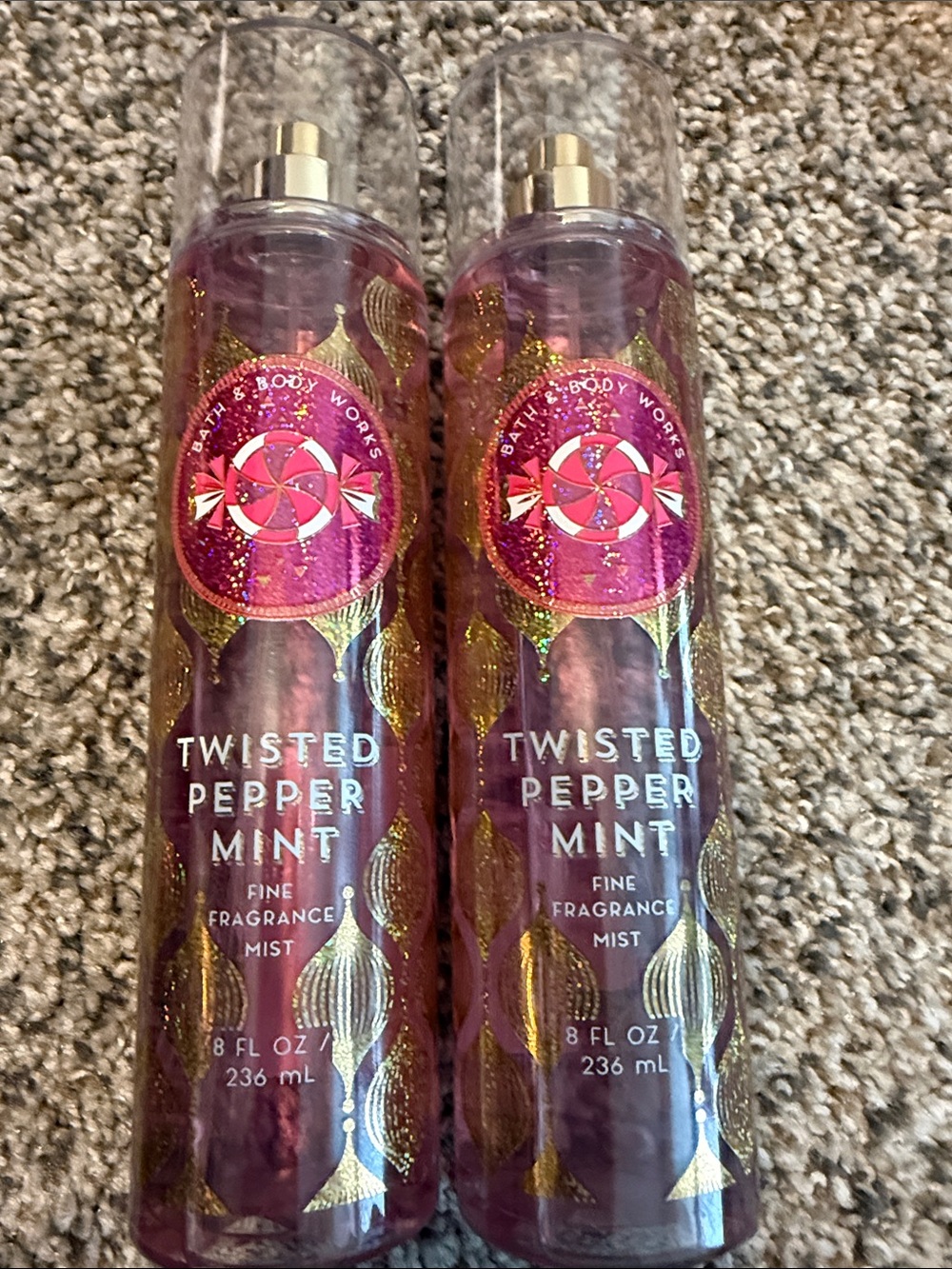 BATH & BODY WORKS TWISTED PEPPERMINT FINE FRAGRANCE MIST 2